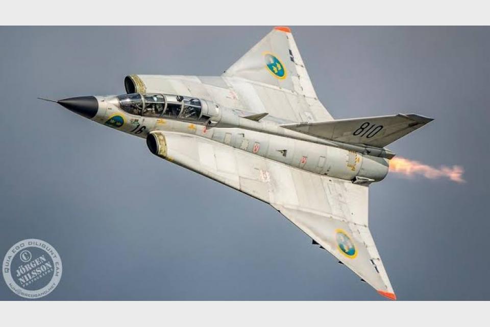 Meet SAAB’s Supersonic Fighter Jet That Was Developed To Smash Russia’s Best Warplanes