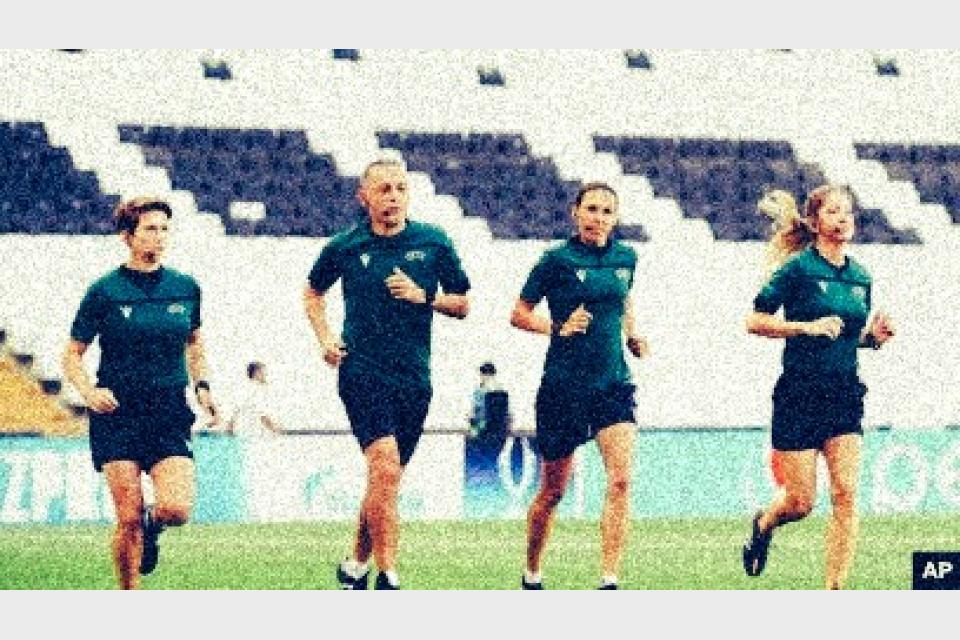 Female referees to officiate men’s World Cup for 1st time