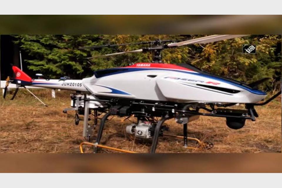 yamaha unveils industrial unmanned helicopter with automated navigation system