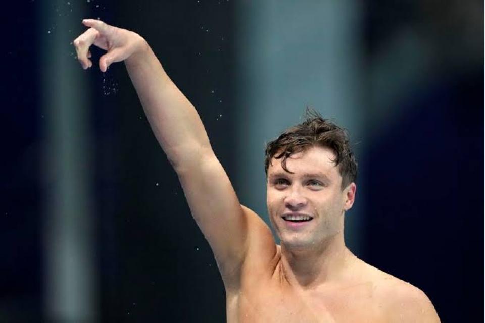 Living up to the hype: Dressel win 1st individual gold medal