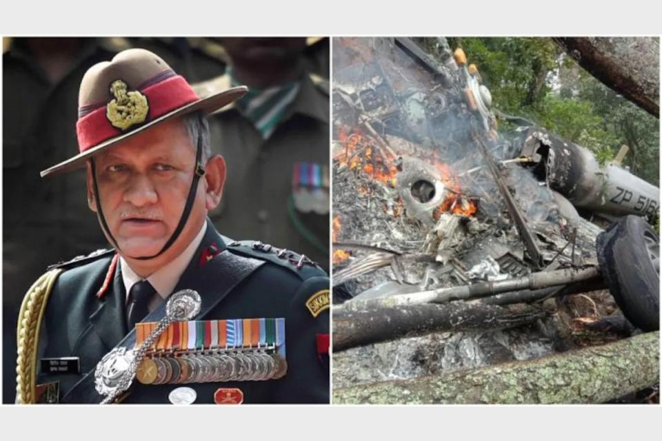 India's top military officer, CDS Gen Bipin Rawat, dies in Tamil Nadu helicopter crash